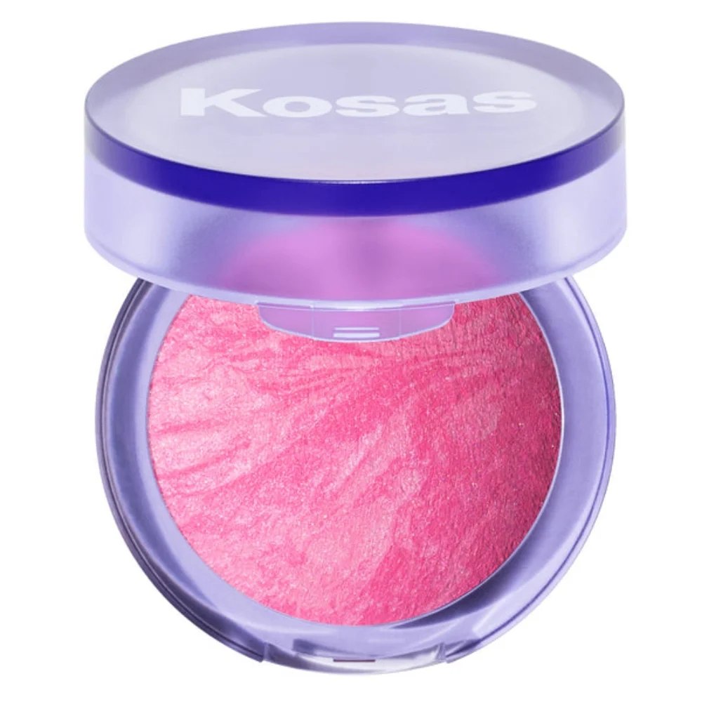 Kosas Brightening Blush & Illuminator In Butterflies (Cool Baby Pink)